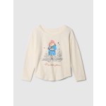 Baby tričko Gap × Paddington Bílá – Sleviste.cz