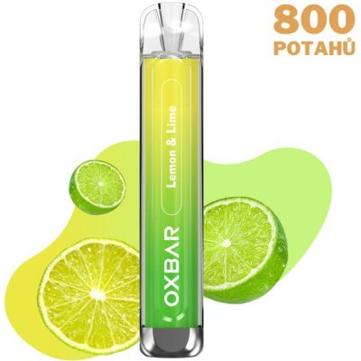 OXBAR C800 LEMON & LIME 16 mg 800 potáhnutí – Zboží Dáma
