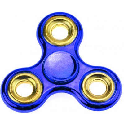 Euro Habitat Fidget spinner metalický Modrý – Zboží Mobilmania