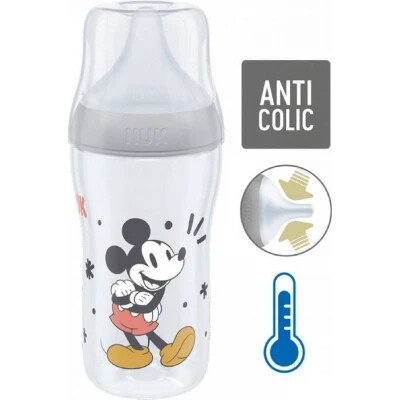 NUK láhev Perfect Match DISNEY Mickey GREY 260 ml – Hledejceny.cz