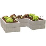 Juwel Vysoký záhon Timber Ergoline plast 125 x 185 x 40 cm 20479 – Zboží Dáma