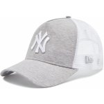 New Era Jersey Essential Trucker NY melange šedá / bílá / šedá – Zboží Mobilmania