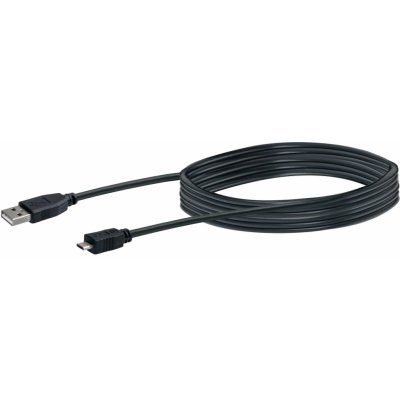 Schwaiger Připojovací kabel USB Micro 2.0 černý 1 m – Zboží Mobilmania