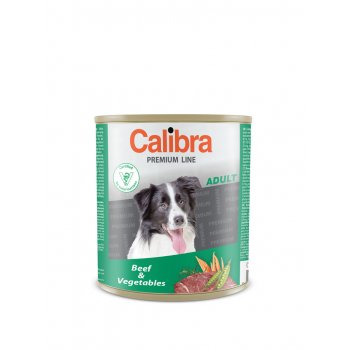 Calibra Dog Premium Line Adult hovězí & zelenina 0,8 kg