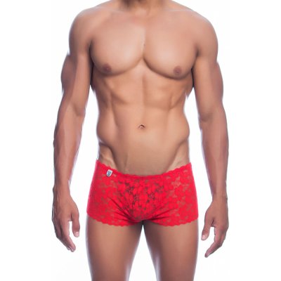 Pánské krajkové boxerky červené – Zboží Mobilmania