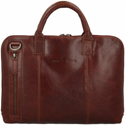 Greenwood Pánská kožená business taška Vardan hnědá – Zboží Mobilmania