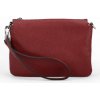 Kabelka Luxusní kožená crossbody kabelka Marta tmavě červená