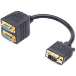 GEMBIRD VGA splitter VGA(M)-> 2xVGA(F) 20cm - CC-VGAX2-20CM – Zboží Živě