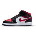 Air Jordan 1 Mid Black Fire Red GS 554725-079 – Hledejceny.cz