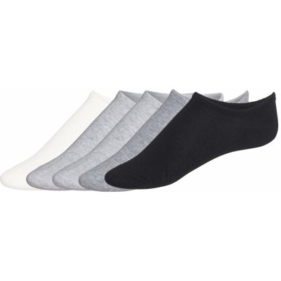 Esmara dámské nízké ponožky 5 párů krémová/šedá/černá – Sleviste.cz