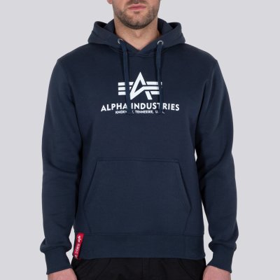 Alpha Industries Mikina Basic Hoody navy – Zboží Mobilmania