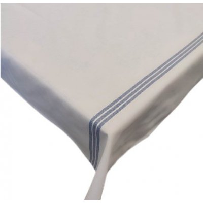 Chanar bavlna ubrus bílý se světlým proužkem 70x100cm – Zboží Dáma