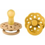 Bibs Boheme dudlíky z přírodního kaučuku 2ks Desert Sand / Honey Bee – Zboží Dáma