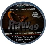 Savage Gear Raw49 10m 0,36mm 24lb Uncoated Brown – Zboží Mobilmania