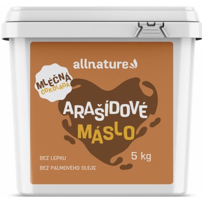 Allnature Arašídový krém s mléčnou čokoládou 5 kg – Zboží Mobilmania