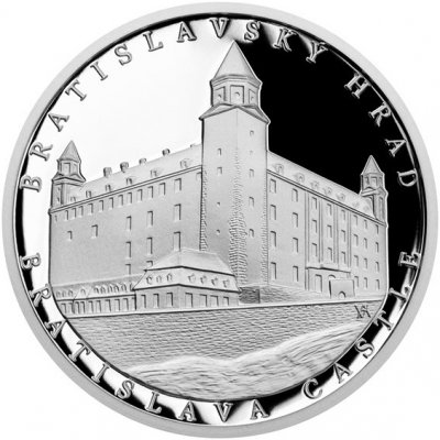 Česká mincovna Stříbrná mince Bratislavský hrad SK proof 13 g