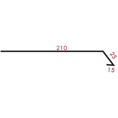 Stavinvest Okapnice 250 mm 2 m pozink 2UB0000101 – Zbozi.Blesk.cz