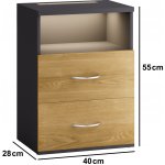 Casaria Jamie 55x40x28cm – Hledejceny.cz