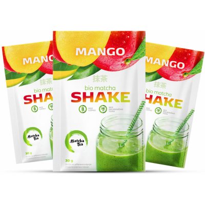 Čajová květina Matcha Tea Bio Matcha shake mango 3 x 30 g – Hledejceny.cz