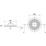podložka 8.2x18.2x1.4 GEOMET 321 TECKENTRUP SKM [1 ks] – Hledejceny.cz