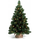 LAALU Vánoční stromek Narnie v květináči 75 cm s LED OSVĚTLENÍM – Zboží Dáma