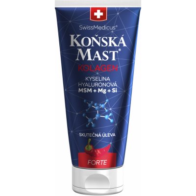 Swissmedicus Koňská mast s kolagenem hřejivá Forte 200 ml – Zboží Mobilmania