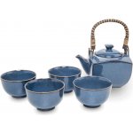 EDO Japan Japonská souprava na čaj s kovovým sítem Blue 0,6l – Zboží Dáma