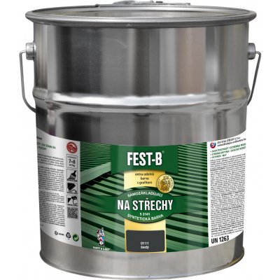 Barvy a laky Hostivař FEST-B S2141 12kg 0111 šedá – Sleviste.cz