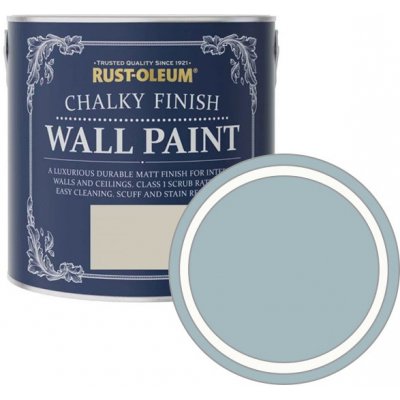 Rust-Oleum Chalky Finish Wall Paint Wolkenngrijs/ šedá knihovna/ Library grey 2,5L