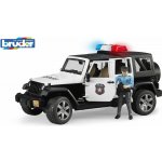 BRUDER 02526 2526 Auto jeep Wrangler Rubicon Policie + figurka model 1:16 – Zbozi.Blesk.cz