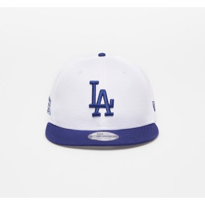 New Era Los Angels Dodgers Crown Patches 9FIFTY Snapback Cap White/ Dark Blue