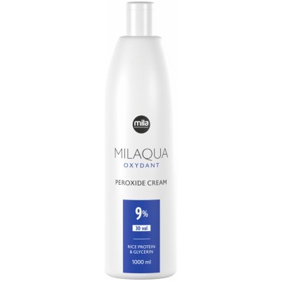 Mila Hair Cosmetics Milaqua 9% oxidační krémová emulze 1000 ml
