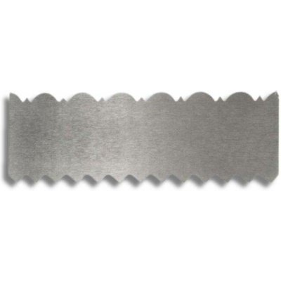 Dortisimo Nerezová cukrářská karta se vzorem 22,5 x 7,5 cm – Sleviste.cz