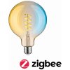 Žárovka Paulmann Filament 230V Smart Home Zigbee 3.0 LED Globe G125 E27 7,5W měnitelná bílá stmívatelné zlatá