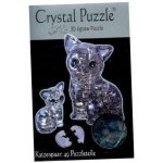 HCM KINZEL 3D Crystal puzzle Kočka s koťátkem 49 ks – Zboží Dáma