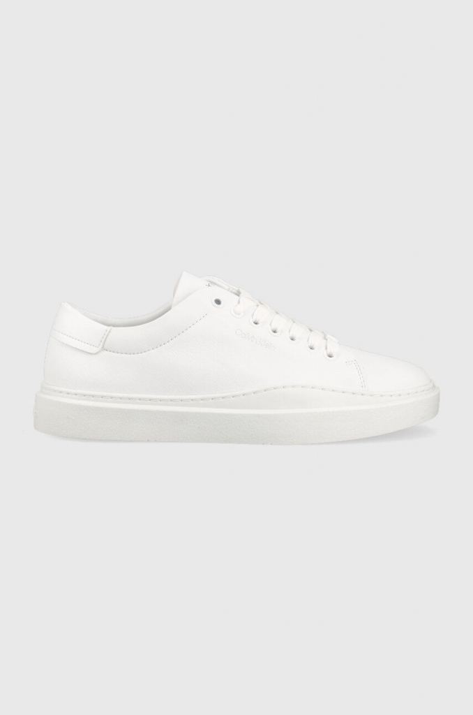 Calvin Klein Low top lace UP LTH bílé HM0HM01051