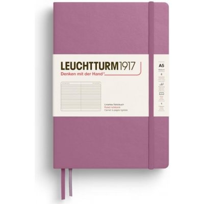 Leuchtturm1917 Zápisník Dusty Rose Medium A5 linkovaný – Zboží Živě
