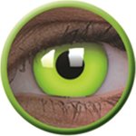 Crazy ColourVUE UV svítící 2 čočky - nedioptrické roční Glow Green – Zboží Dáma