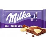 Milka čokoláda mléčná a bílá 90 g – Zboží Dáma