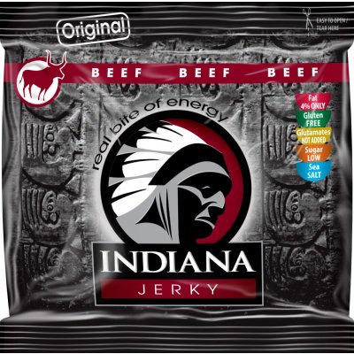 Indiana Beef Jerky Original 60 g – Zboží Mobilmania