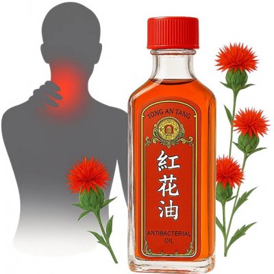 Čínský bylinný olej Wing Long Red Flower Oil 20 ml – Zboží Mobilmania