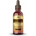 Solgar Liquid Vitamin D3 Tekutý vitamín D3 2500 IU 62,5 mkg 59 ml – Hledejceny.cz