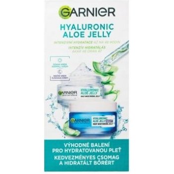 Garnier Skin Naturals Hyaluronic Aloe Jelly denní pleťový krém Skin Naturals Hyaluronic Aloe Jelly Daily Cream 50 ml + noční pleťový krém Skin Naturals Hyaluronic Aloe Jelly Night Cream 50 ml dárková