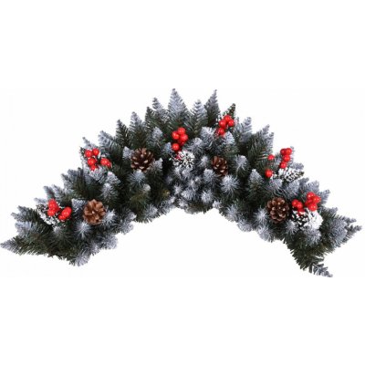 Nohel Garden Vazba se šiškami a zimolezem vánoční umělá 80x25cm – Hledejceny.cz