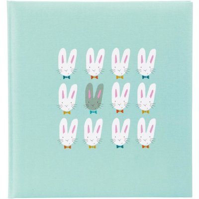 GOLDBUCH album klasické dětské CUTE BUNNIES zelené, 30x31cm, 60 stran