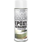 DecoColor Sprej EPOXY KERAMIK bílý, odstín RAL 9016, 400 ml – Sleviste.cz