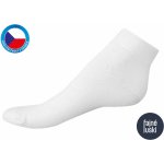 Bambusové kotníkové ponožky bílá – Zboží Mobilmania