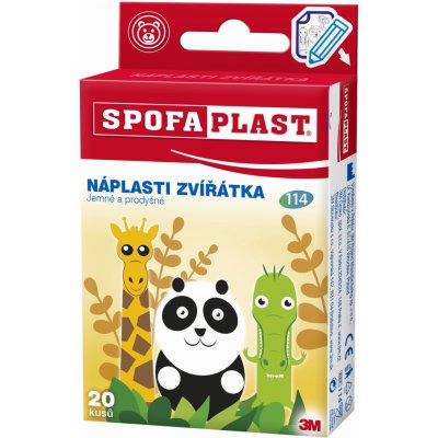 Spofaplast 114 Dětské náplasti zvířátka 20 ks – Zboží Mobilmania