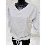 Polsko halenka S 3/4 rukávem Bílá – Zboží Dáma