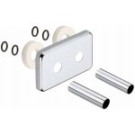 Sapho Krycí rozeta obdélníková k připojovací sadě TWIN, chrom CP7035 – Sleviste.cz